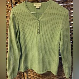 Eddie Bauer Knit V-Neck Sweater